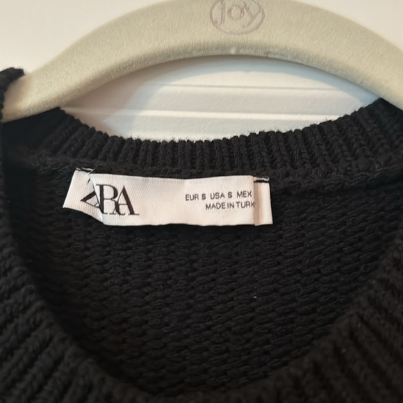 Zara Black Cardigan Button Down size Small - Picture 4 of 5